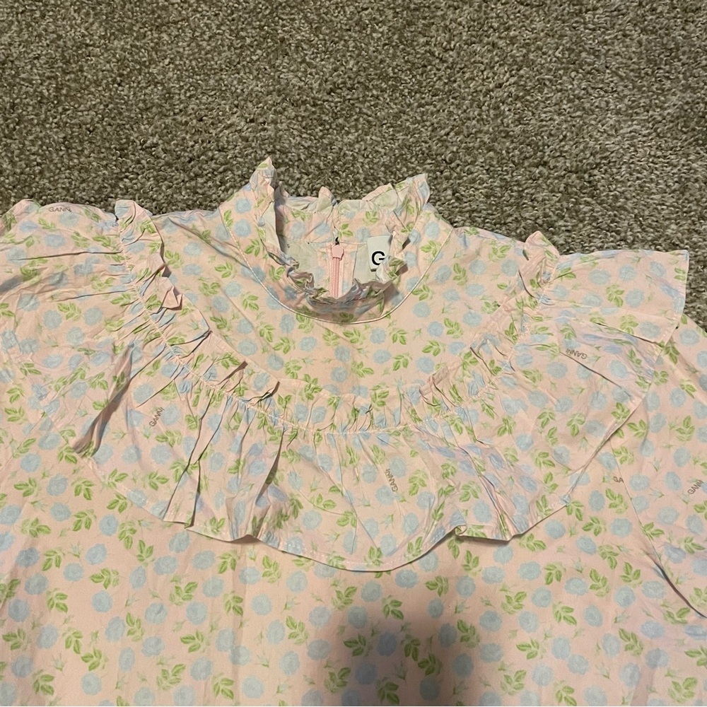 GANNI | Floral Ruffle Mini - Picture 5 of 11